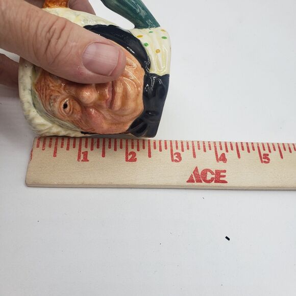 Sandland Character Ware Mini “Sairey Gamp” Toby Jug Hand‎ Painted Lancaster '50s - Picture 8 of 9